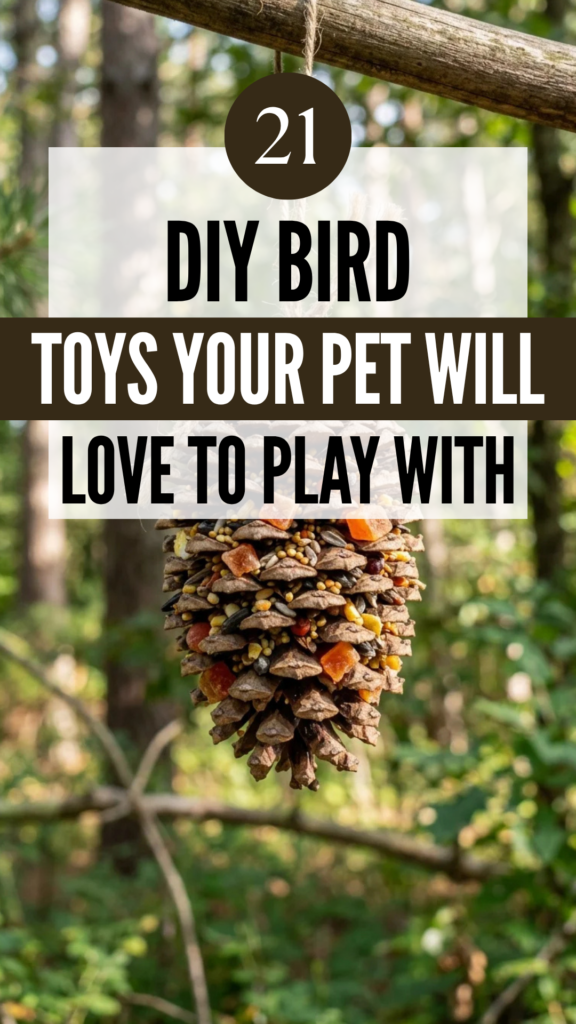 21 DIY Bird Toys Your Pet Will Love to Play With