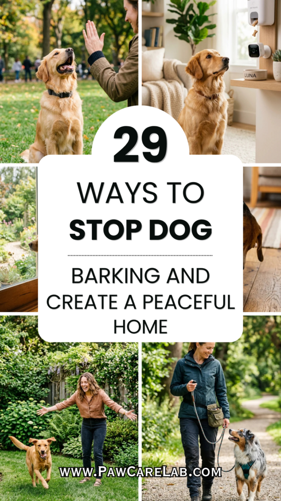 29 Ways to Stop Dog Barking and Create a Peaceful Home