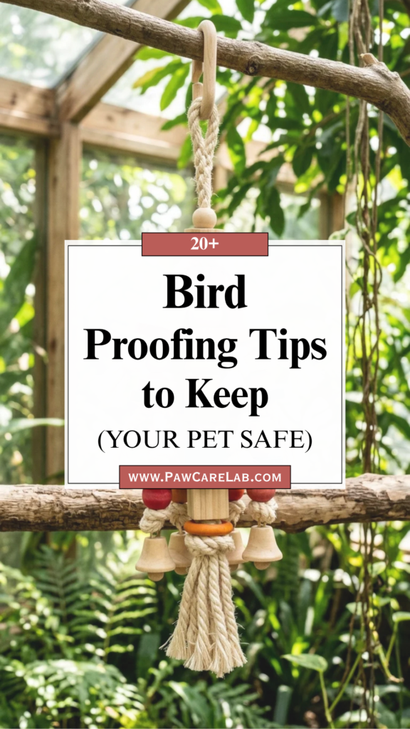 20 Bird Proofing Tips to Keep Your Pet Safe
