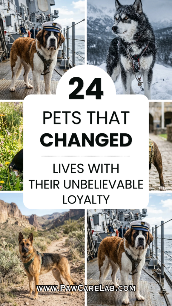 24 Pets That Changed Lives with Their Unbelievable Loyalty
