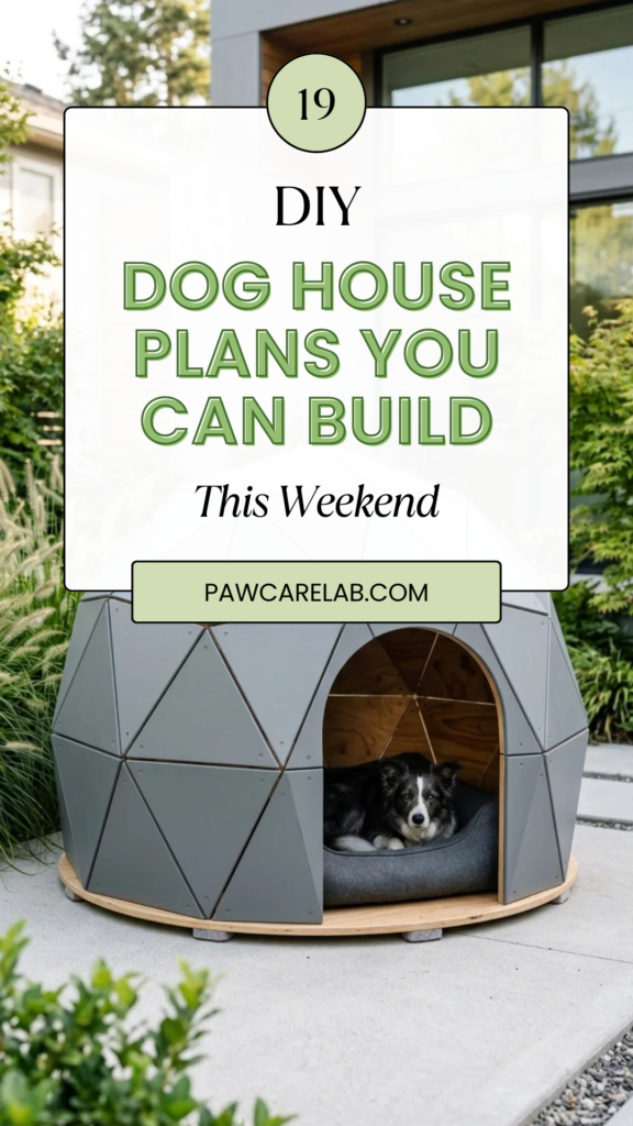 19 DIY Dog House Plans You Can Build This Weekend
