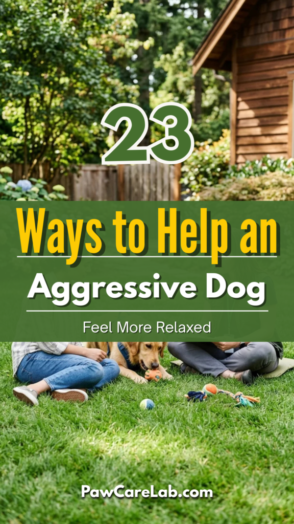 23 Ways to Help an Aggressive Dog Feel More Relaxed