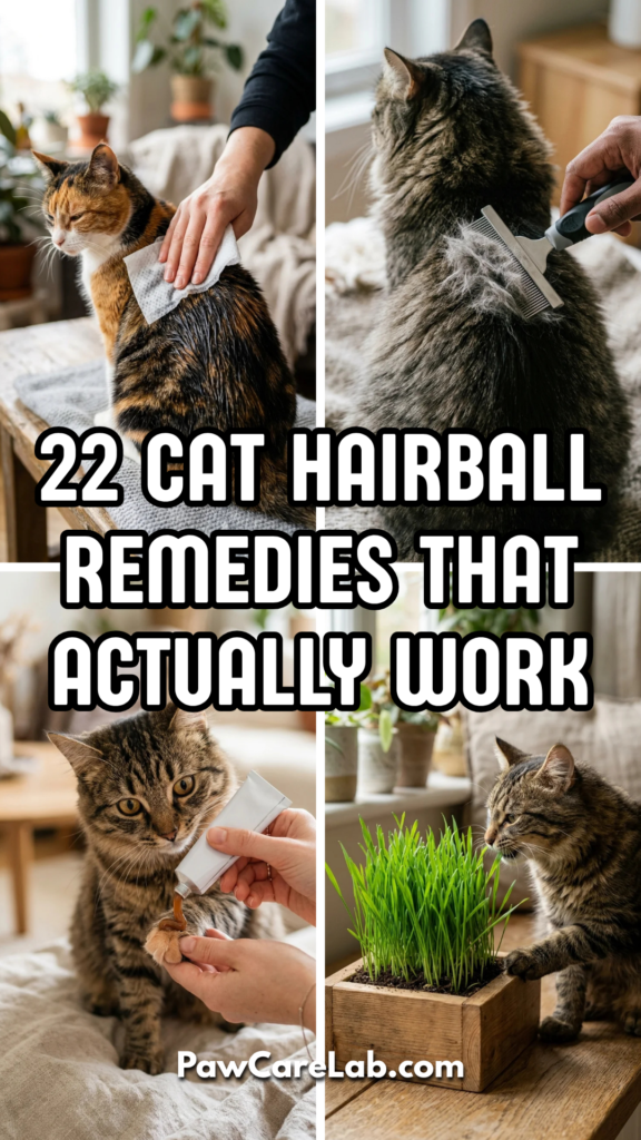 22 Cat Hairball Remedies That Actually Work