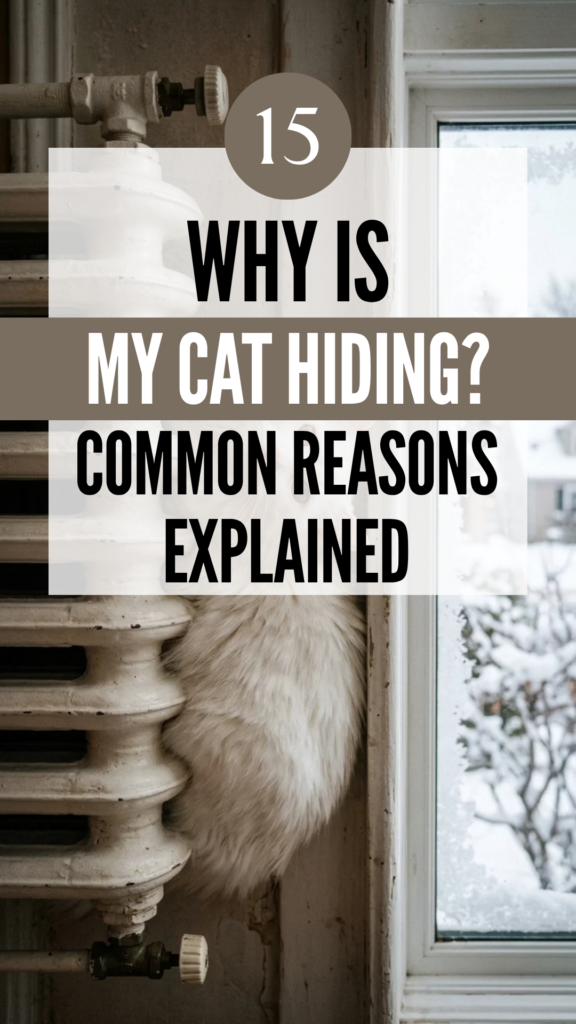 15 Why Is My Cat Hiding? Common Reasons Explained