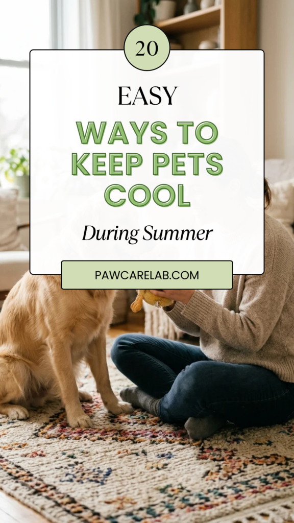 20 Easy Ways to Keep Pets Cool During Summer