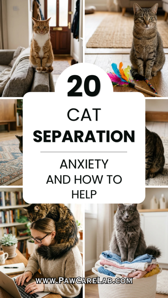 20 Cat Separation Anxiety Signs and How to Help