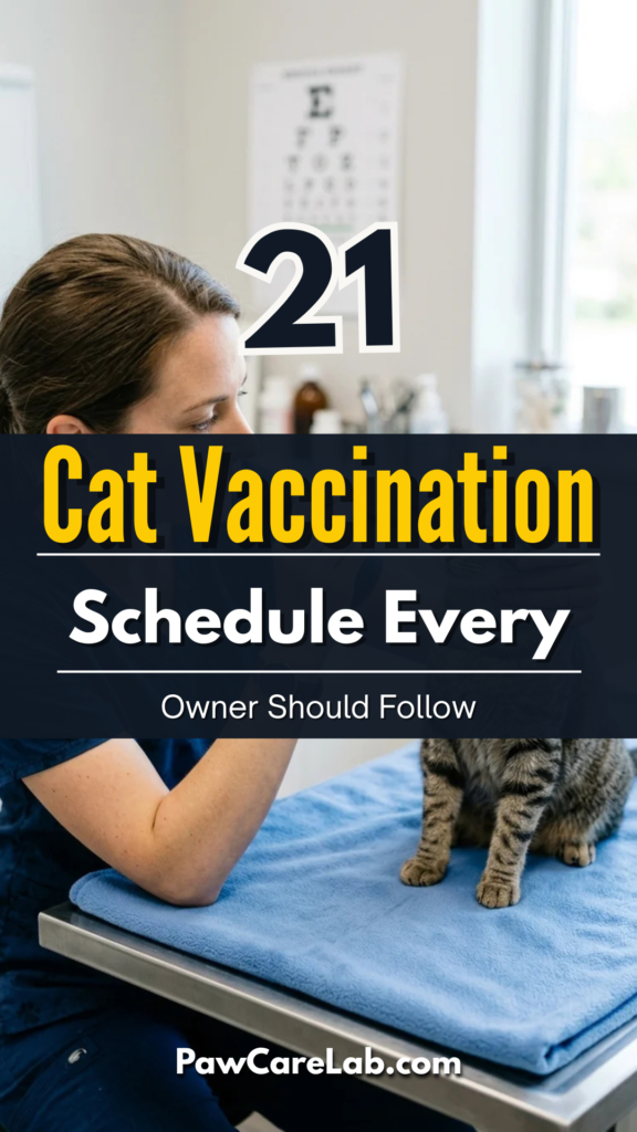 21 Cat Vaccination Schedule Every Owner Should Follow