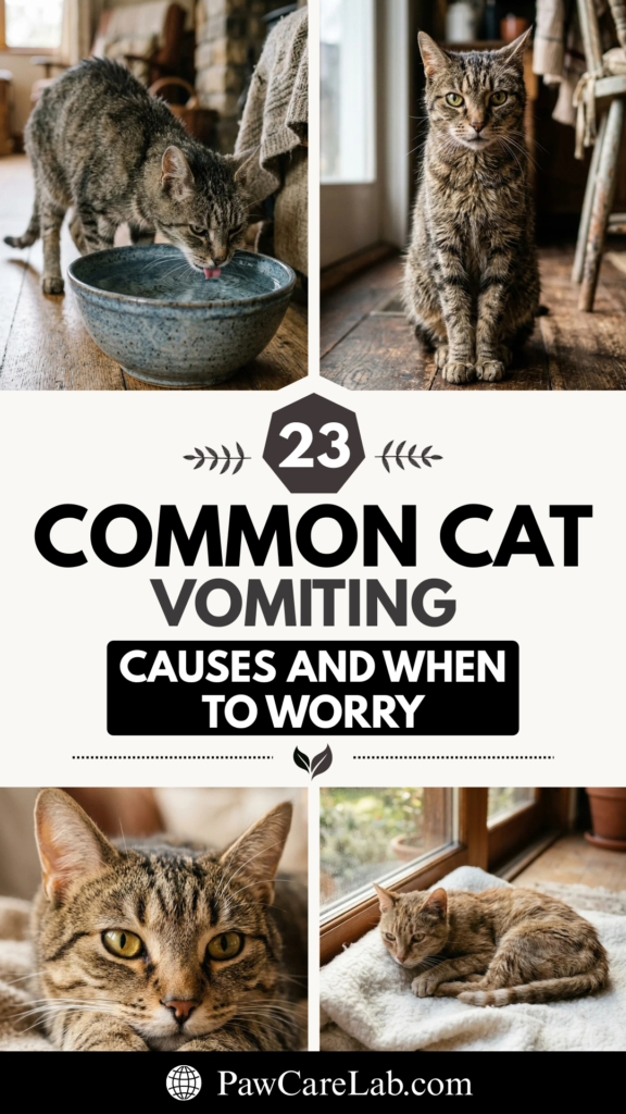 23 Common Cat Vomiting Causes and When to Worry