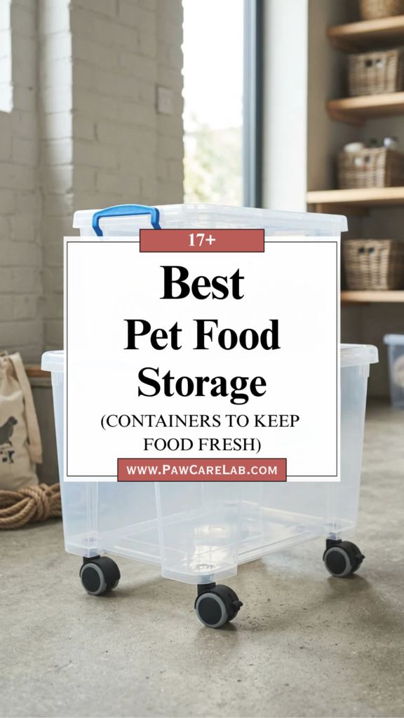 17 Best Pet Food Storage Containers to Keep Food Fresh