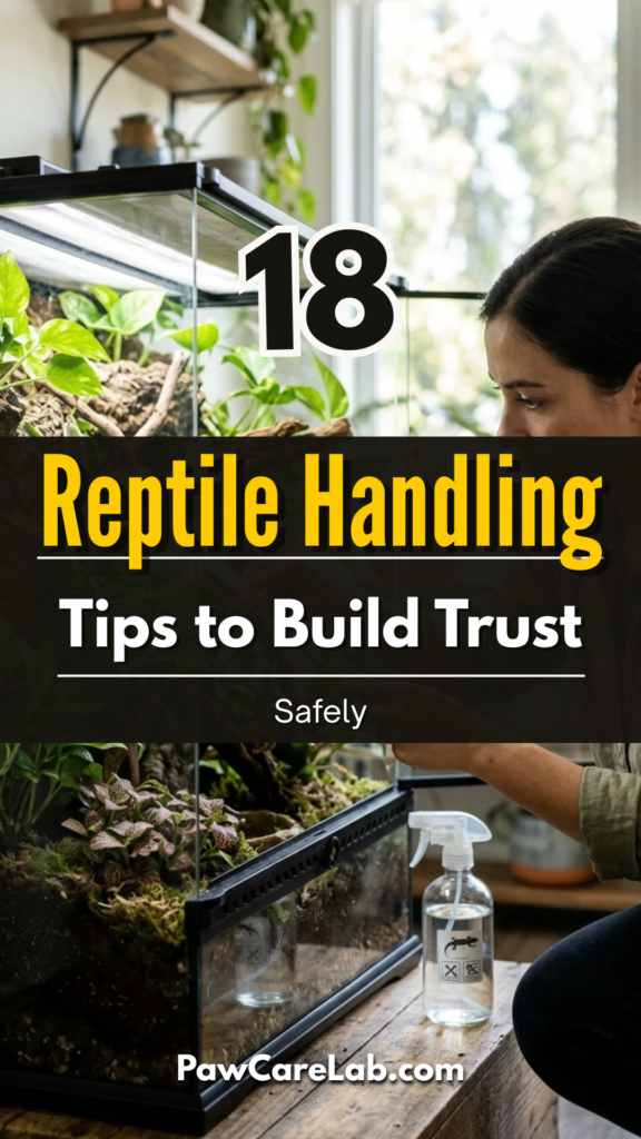 18 Reptile Handling Tips to Build Trust Safely