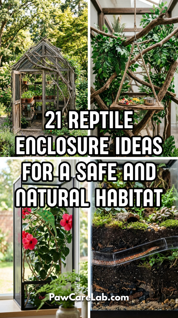 21 Reptile Enclosure Ideas for a Safe and Natural Habitat