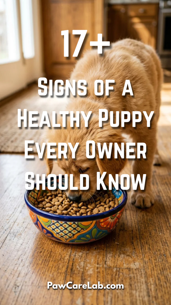 17 Signs of a Healthy Puppy Every Owner Should Know