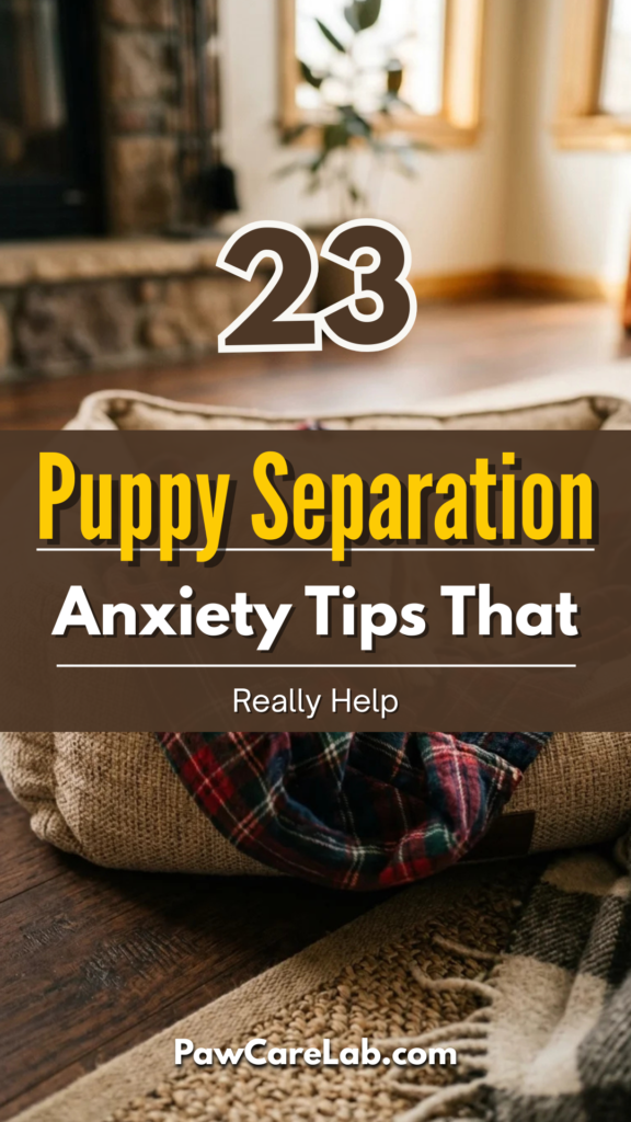 23 Puppy Separation Anxiety Tips That Really Help