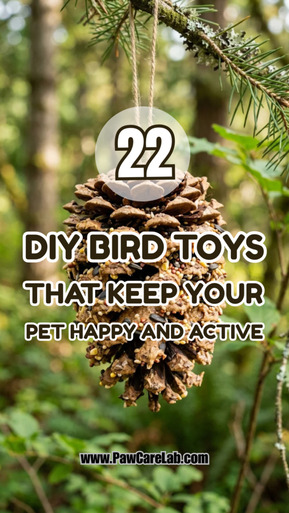 22 DIY Bird Toys That Keep Your Pet Happy and Active