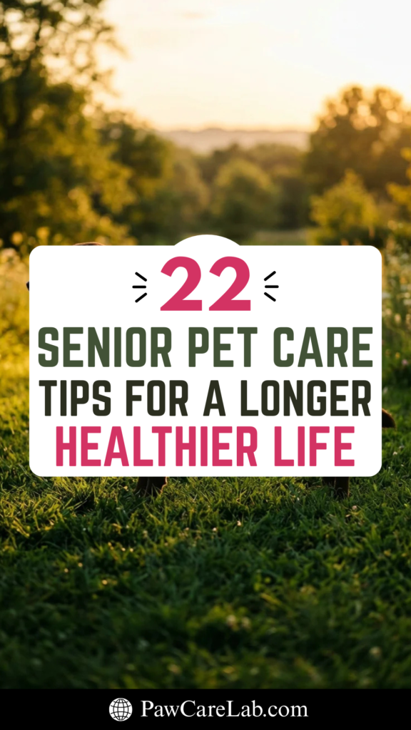 22 Senior Pet Care Tips for a Longer, Healthier Life