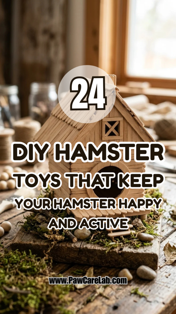 24 DIY Hamster Toys That Keep Your Hamster Happy and Active