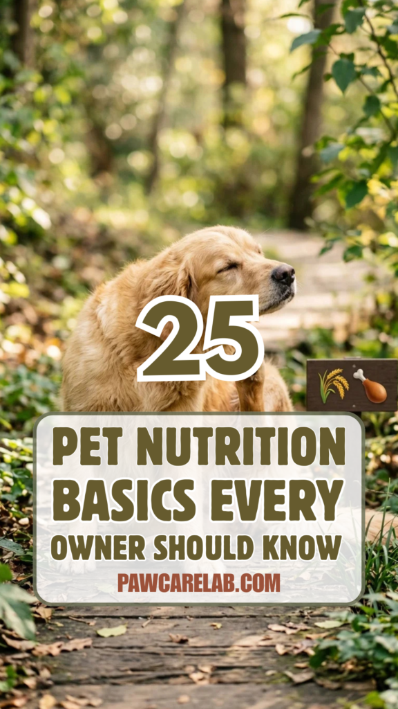 25 Pet Nutrition Basics Every Owner Should Know