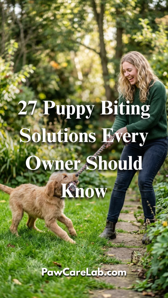27 Puppy Biting Solutions Every Owner Should Know