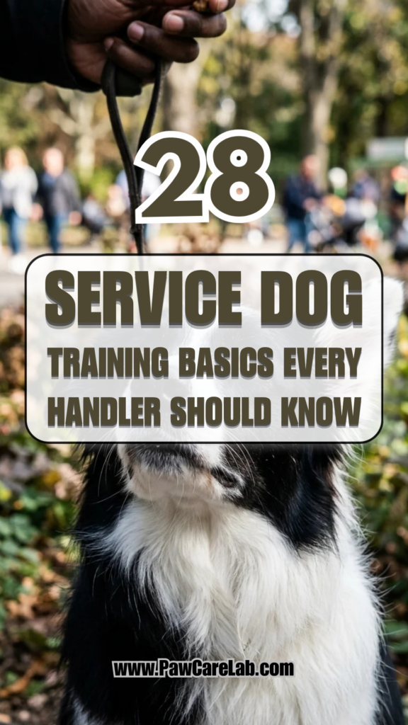 28 Service Dog Training Basics Every Handler Should Know