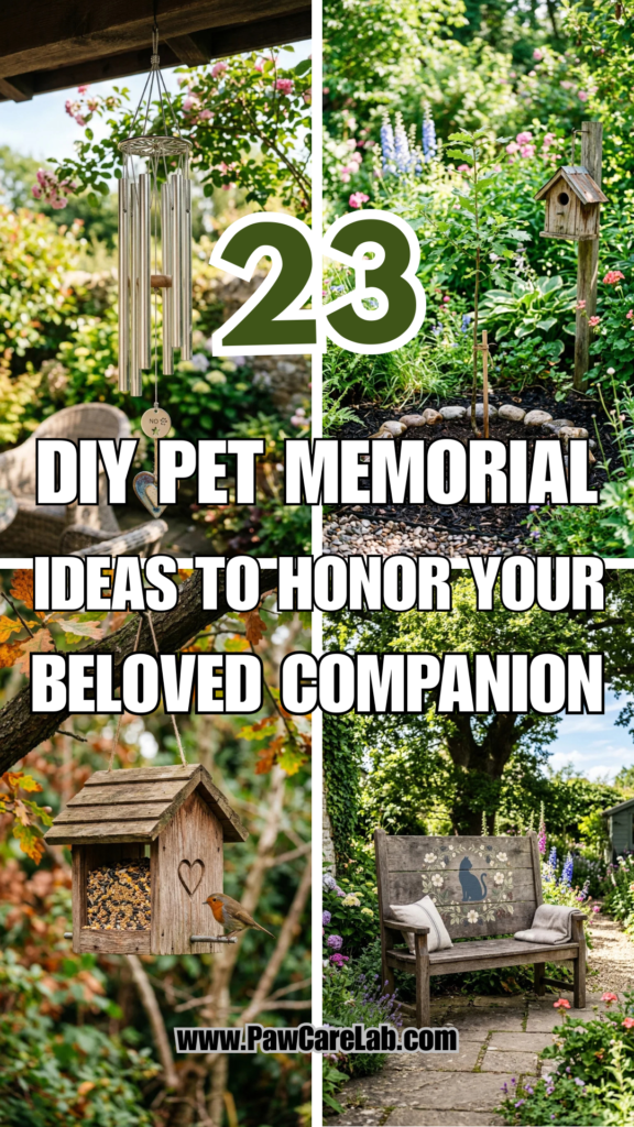23 DIY Pet Memorial Ideas to Honor Your Beloved Companion