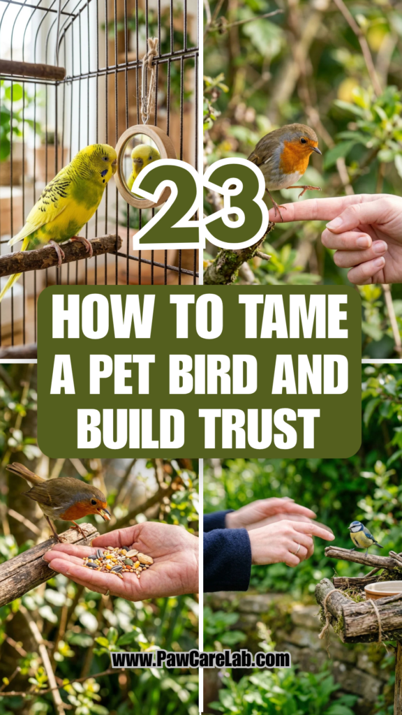 23 How to Tame a Pet Bird and Build Trust