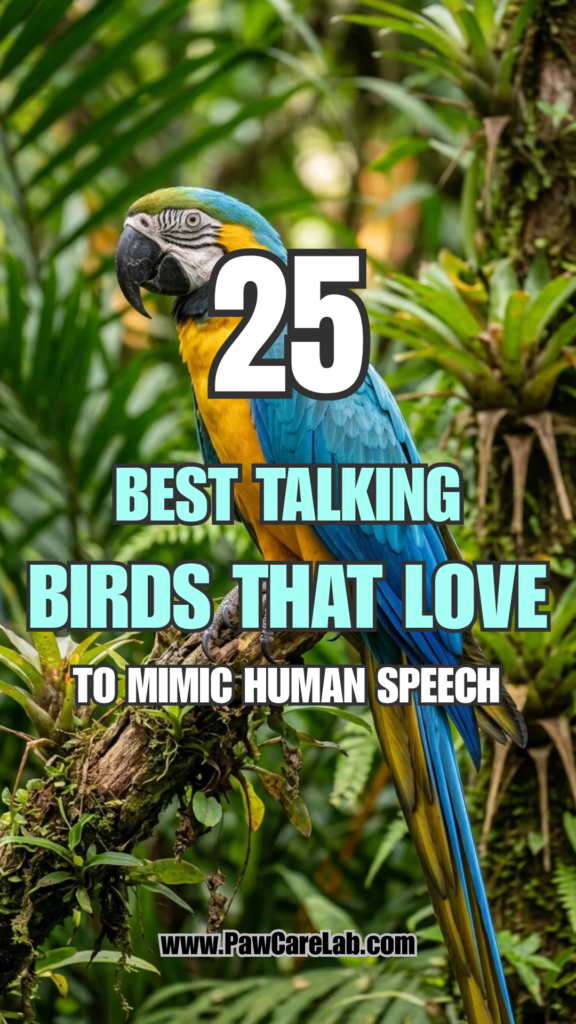25 Best Talking Birds That Love to Mimic Human Speech