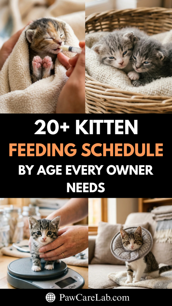 20 Kitten Feeding Schedule by Age Every Owner Needs