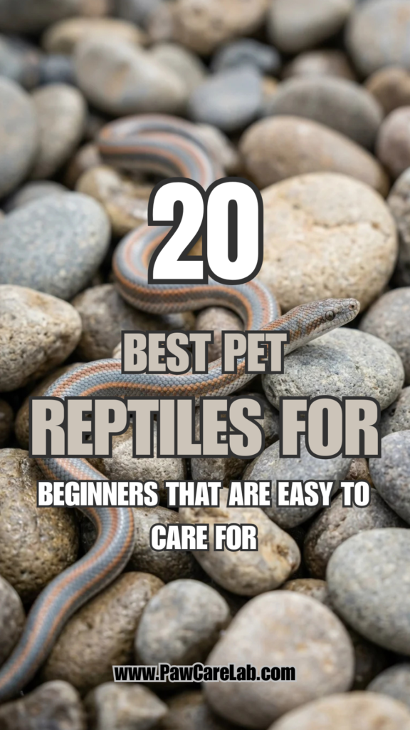 20 Best Pet Reptiles for Beginners That Are Easy to Care For