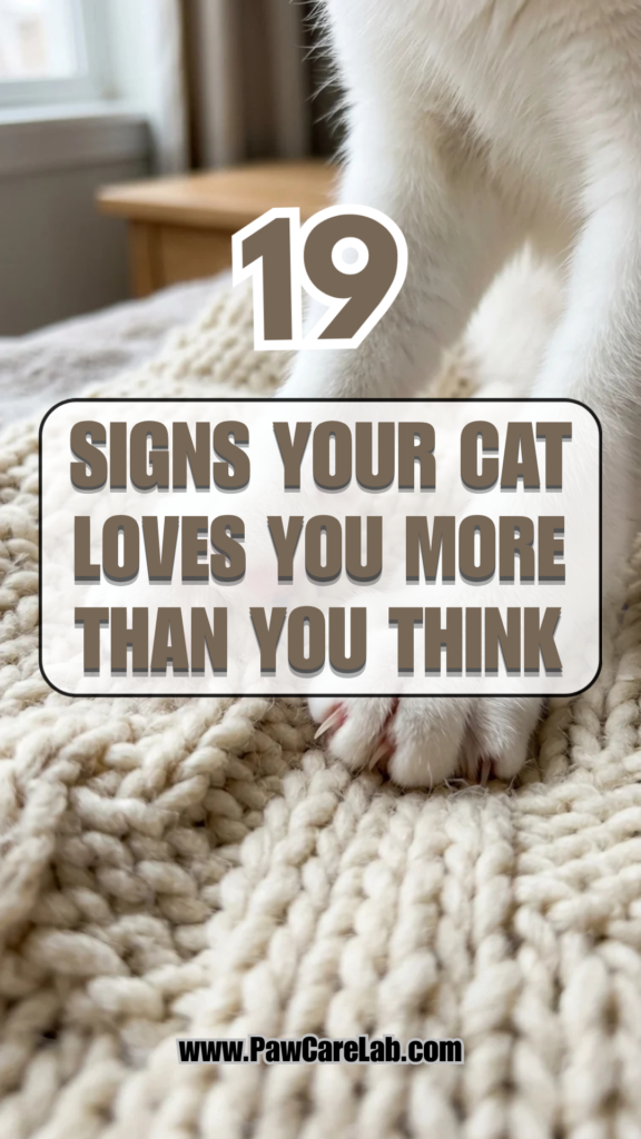 19 Signs Your Cat Loves You More Than You Think