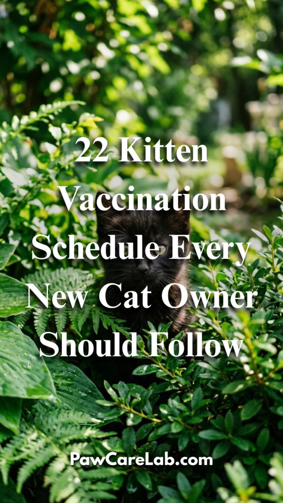 22 Kitten Vaccination Schedule Every New Cat Owner Should Follow