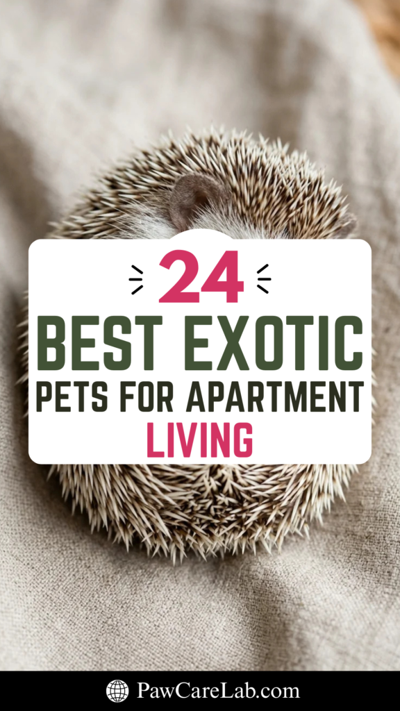 24 Best Exotic Pets for Apartment Living
