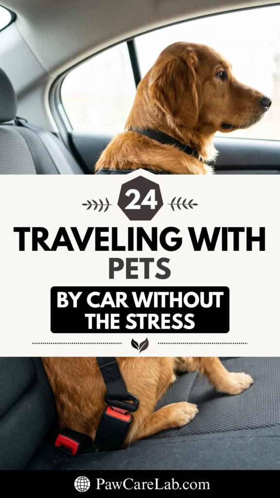24 Traveling With Pets by Car Without the Stress