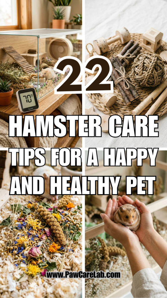 22 Hamster Care Tips for a Happy and Healthy Pet