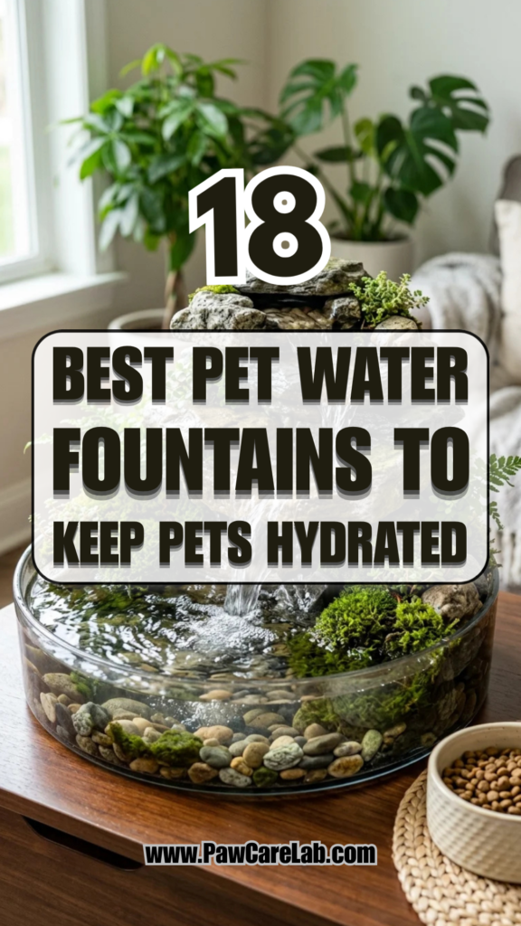 18 Best Pet Water Fountains to Keep Pets Hydrated