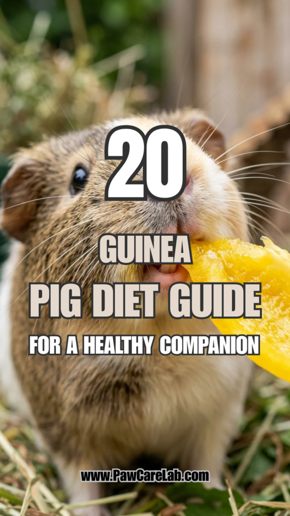 20 Guinea Pig Diet Guide for a Healthy Companion
