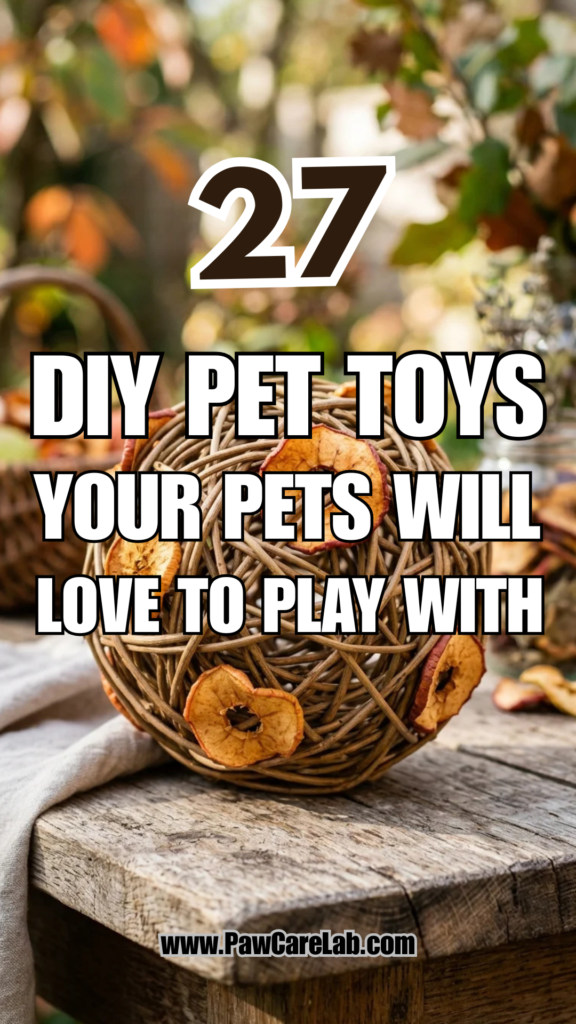 27 DIY Pet Toys Your Pets Will Love to Play With