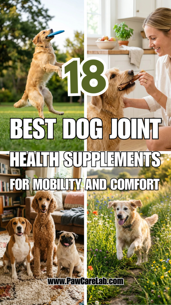 18 Best Dog Joint Health Supplements for Mobility and Comfort