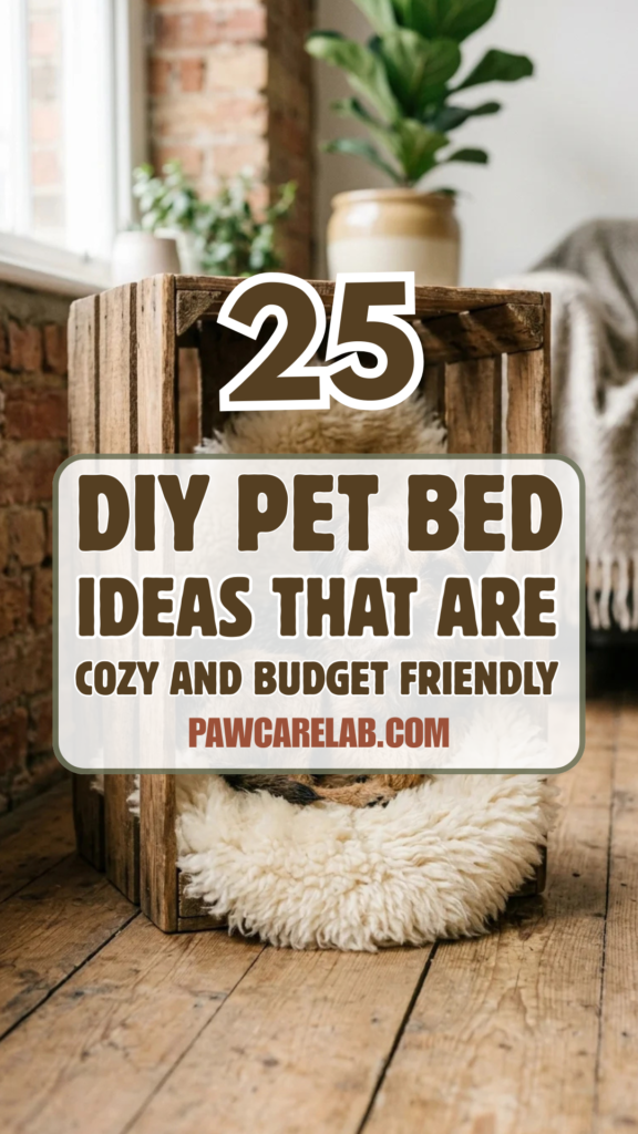 25 DIY Pet Bed Ideas That Are Cozy and Budget-Friendly