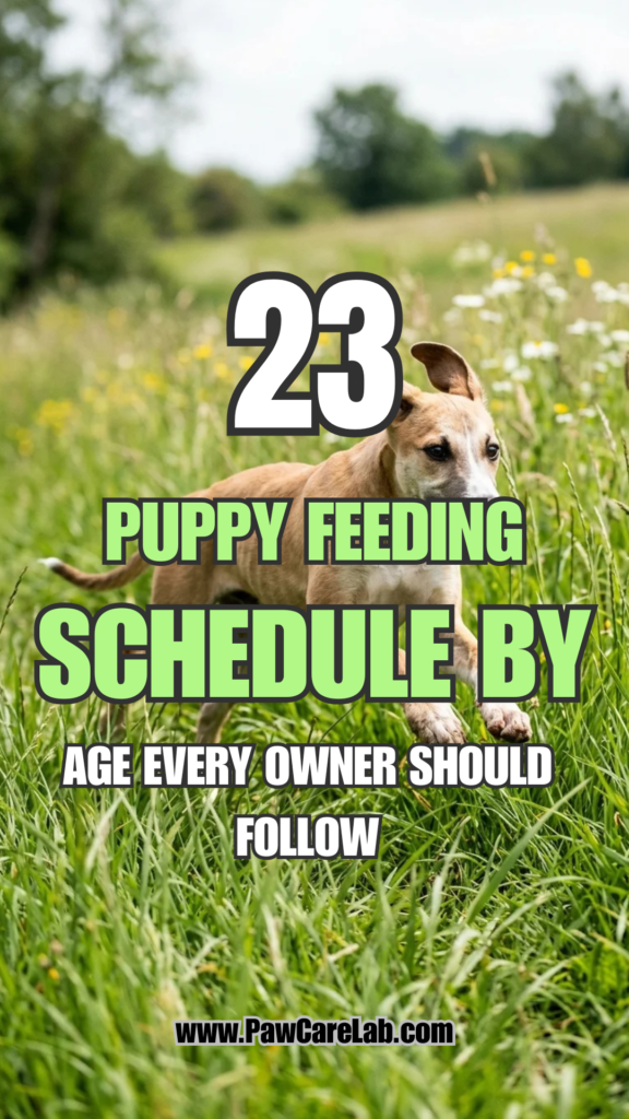 23 Puppy Feeding Schedule by Age Every Owner Should Follow