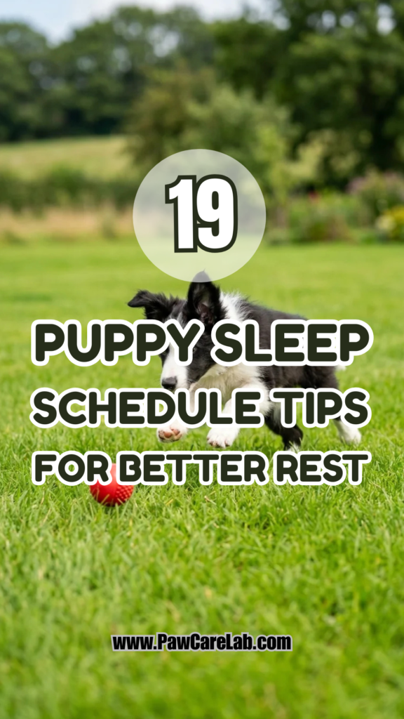19 Puppy Sleep Schedule Tips for Better Rest